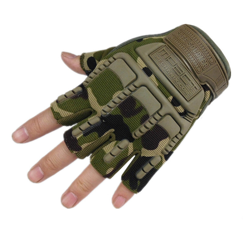 機車與戰術的交融 沙色半指手套，打造軍迷專屬騎行裝備